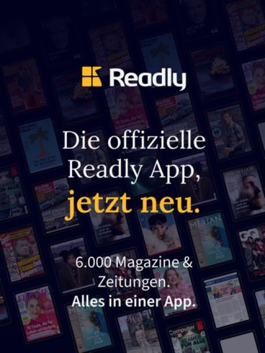 Readly: Magazine & Zeitungen Tablet-Screenshot