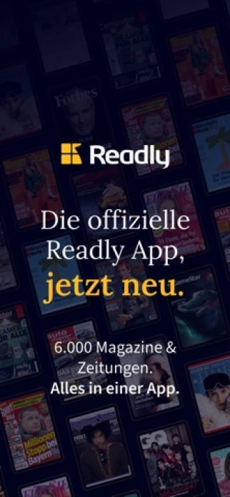 Readly: Magazine & Zeitungen Smartphone-Screenshot