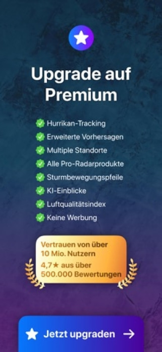 Regenradar: Wetterradar Live Smartphone-Screenshot10