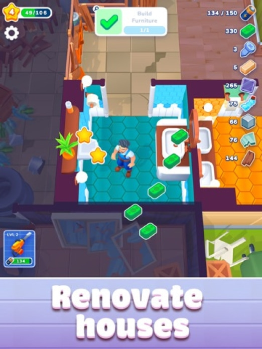 Renovation Day: Haus-Design Tablet-Screenshot