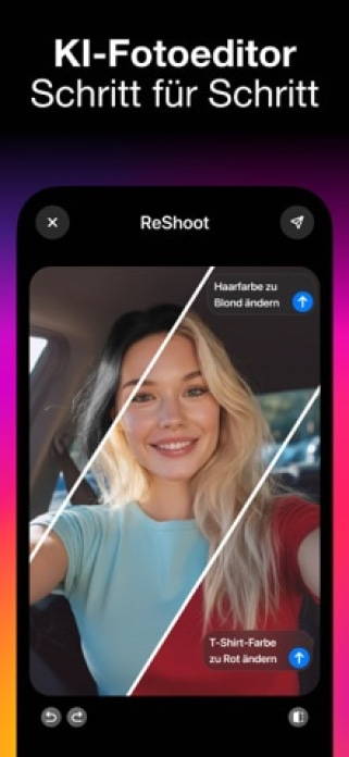 ReShoot: KI-Fotos & Edits Smartphone-Screenshot2