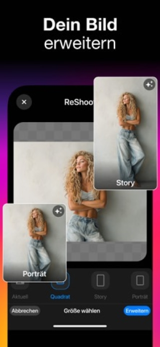 ReShoot: KI-Fotos & Edits Smartphone-Screenshot4