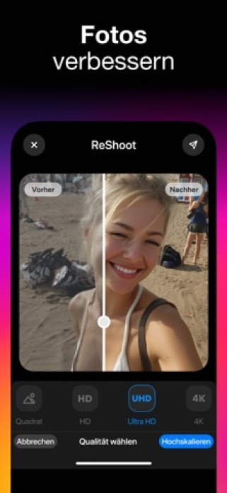 ReShoot: KI-Fotos & Edits Smartphone-Screenshot5
