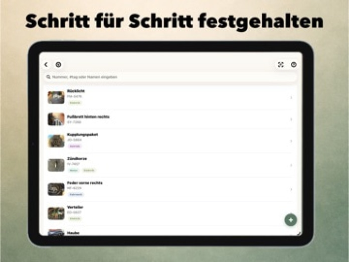 Restaurator App Tablet-Screenshot4