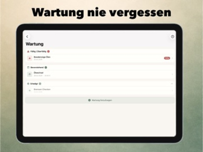 Restaurator App Tablet-Screenshot5