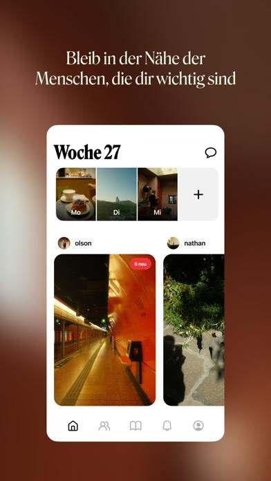 Retro — Fotos mit Freunden Smartphone-Screenshot