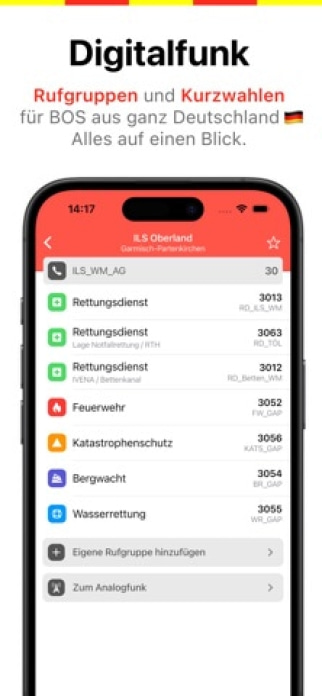 Rettungsdienst App Smartphone-Screenshot6