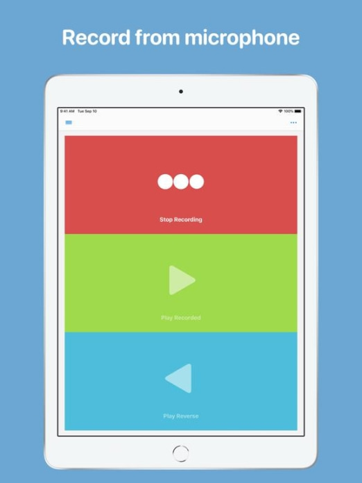 Reverse Audio Tablet-Screenshot