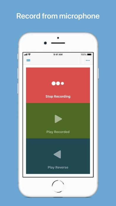 Reverse Audio Smartphone-Screenshot
