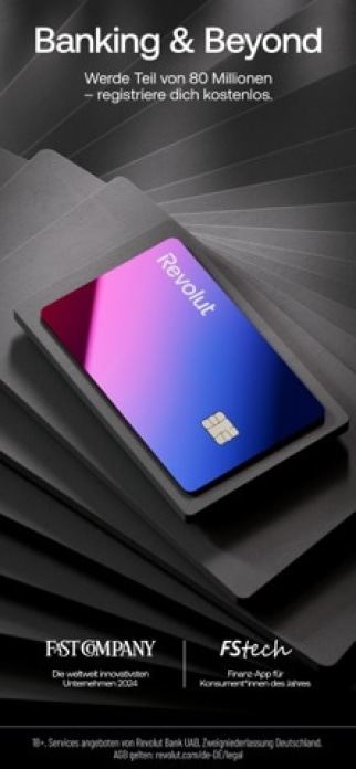 Revolut — Banking & Trading Smartphone-Screenshot