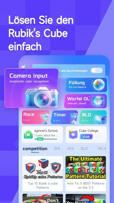 RGB Zauberwürfel Lösen & Timer Smartphone-Screenshot