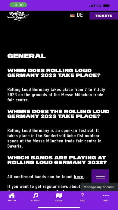 Rolling Loud Germany Smartphone-Screenshot3