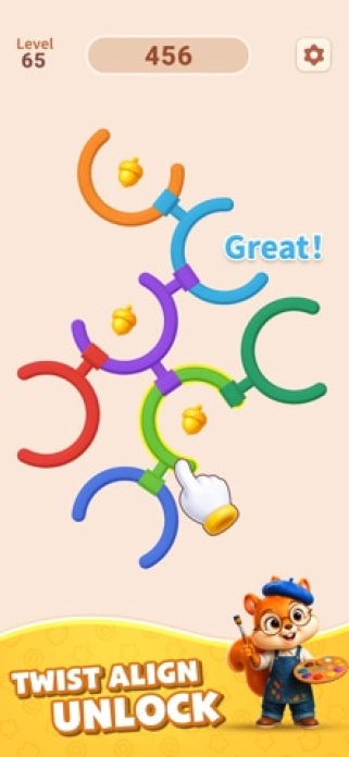 Rotate Rings Smartphone-Screenshot