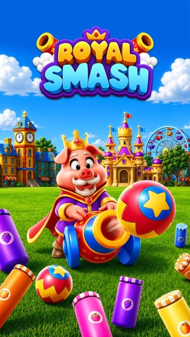 Royal Smash! - Physics Puzzle Smartphone-Screenshot