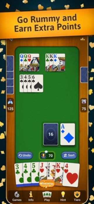 Rummy &ndash; Classic Card Game Smartphone-Screenshot3
