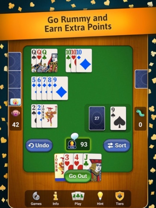 Rummy &ndash; Classic Card Game Tablet-Screenshot3