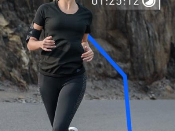 Runtastic PRO GPS Laufen Smartphone-Screenshot