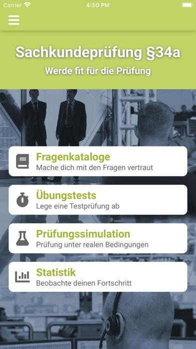 Sachkundeprüfung §34a GewO Smartphone-Screenshot