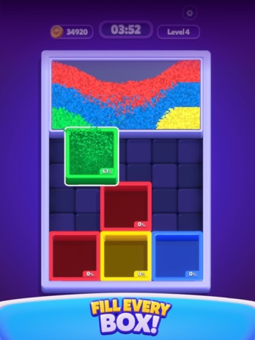 Sand Blocks: Drop Puzzle Tablet-Screenshot3