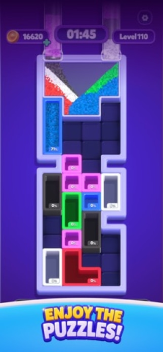 Sand Blocks: Drop Puzzle Smartphone-Screenshot