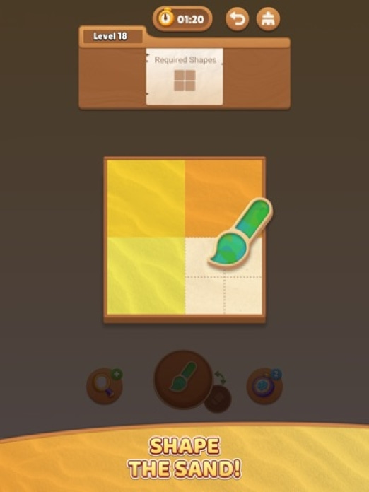 Sand Shape Tablet-Screenshot