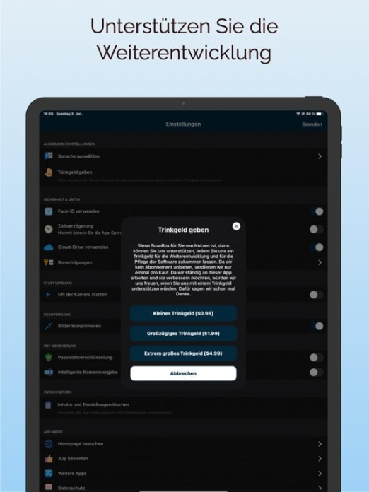 ScanBox – PDF Scanner & OCR Tablet-Screenshot10