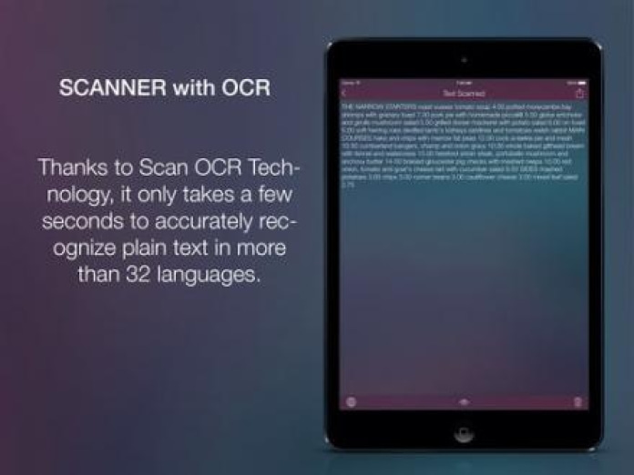 OCR-Scanner Smartphone-Screenshot2