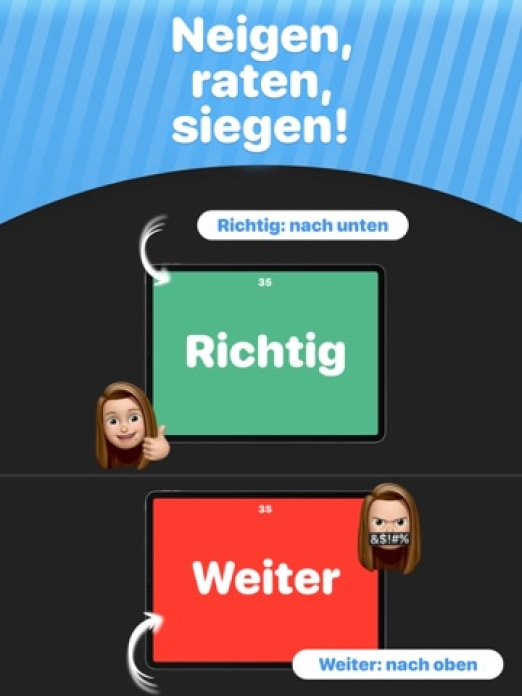 Wer bin ich? Scharade Tablet-Screenshot2