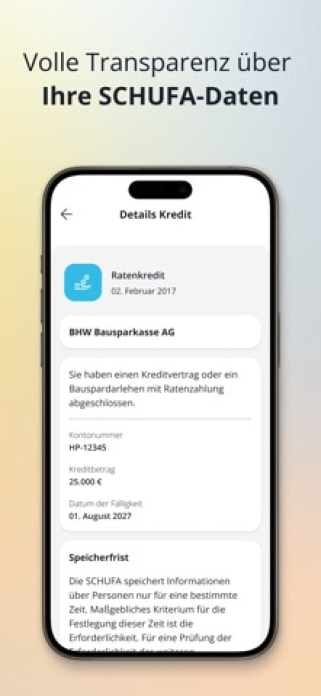 SCHUFA Smartphone-Screenshot3