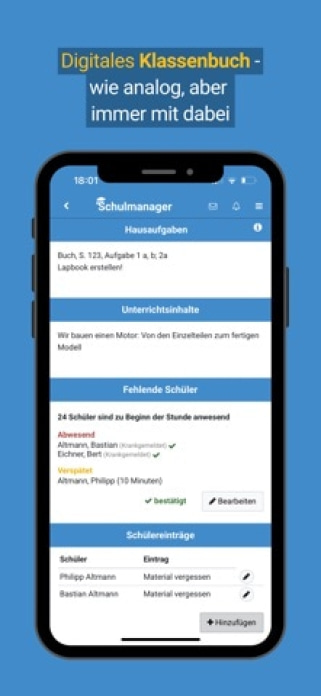 Schulmanager Online Smartphone-Screenshot4