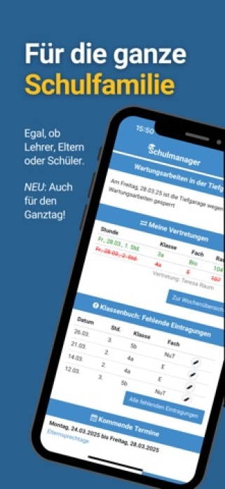 Schulmanager Online Smartphone-Screenshot