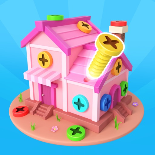 Screw Sort 3D: Schrauben Spiel