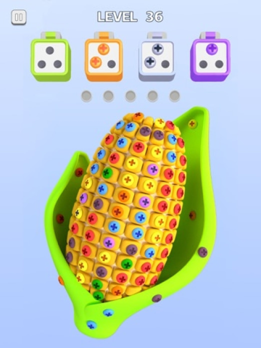 Screw Sort 3D: Schrauben Spiel Tablet-Screenshot2