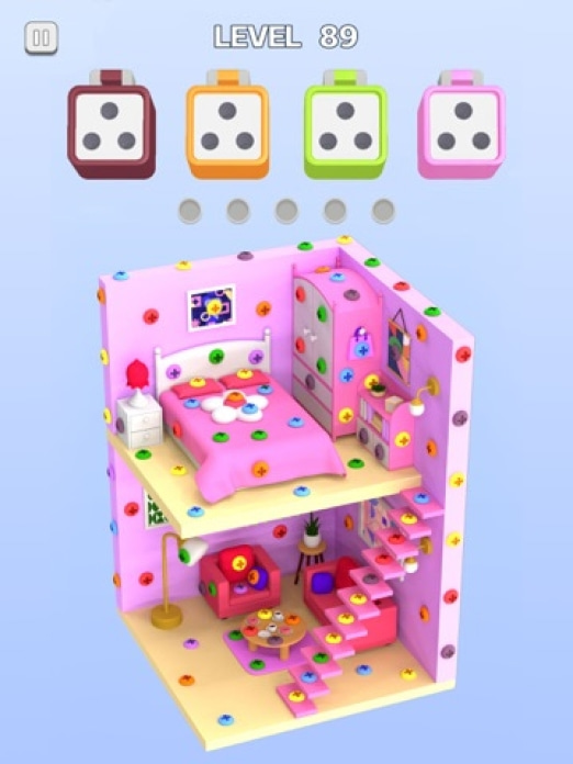 Screw Sort 3D: Schrauben Spiel Tablet-Screenshot3