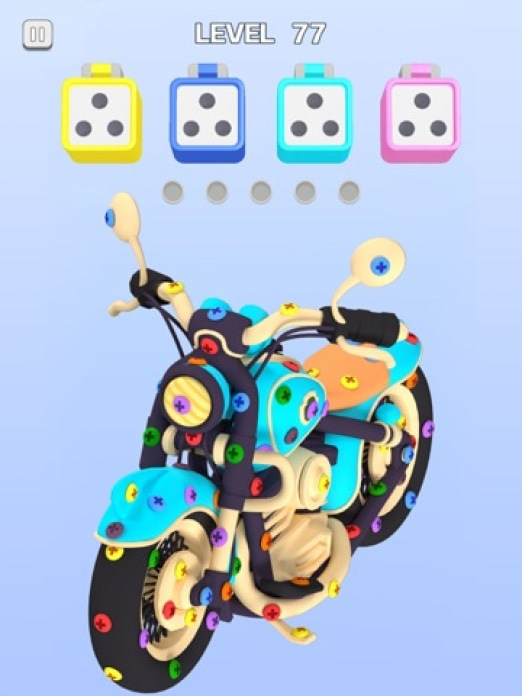 Screw Sort 3D: Schrauben Spiel Tablet-Screenshot4