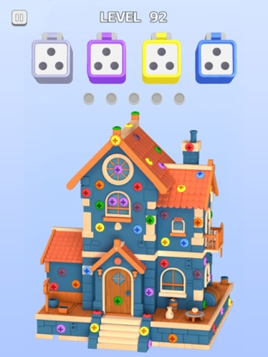 Screw Sort 3D: Schrauben Spiel Tablet-Screenshot5