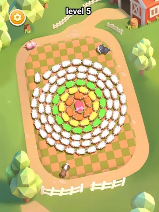 Sheep Dash-Farm Animal Escape Tablet-Screenshot