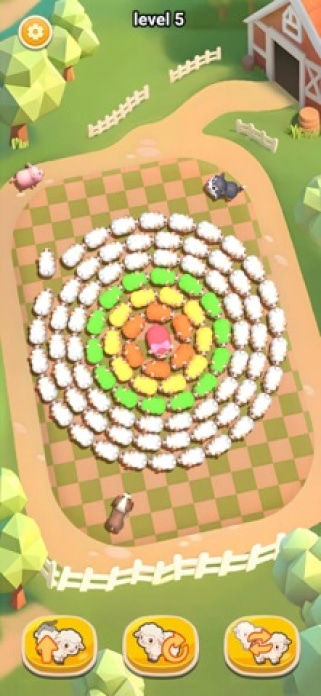 Sheep Dash-Farm Animal Escape Smartphone-Screenshot