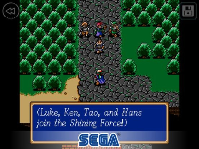 Shining Force Classics Tablet-Screenshot