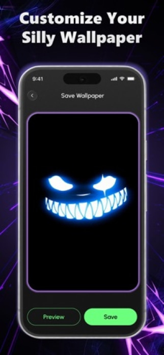 Silly Fun Smile Live Wallpaper Smartphone-Screenshot3