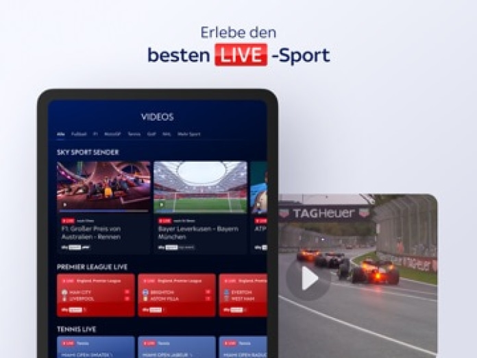 Sky Sport: Fußball News & mehr Tablet-Screenshot3