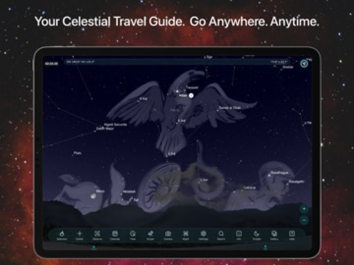 SkySafari 8 Pro Tablet-Screenshot