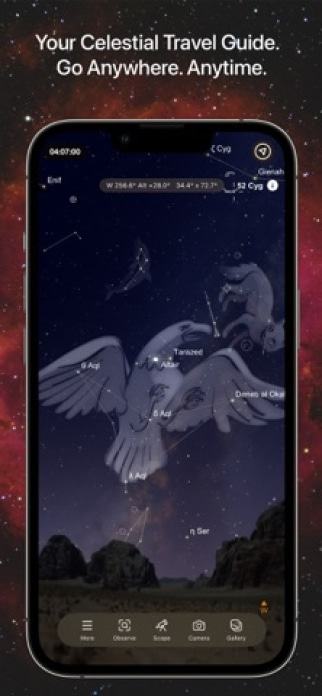 SkySafari 8 Pro Smartphone-Screenshot