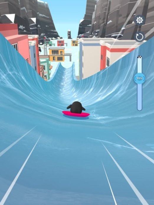Sled Surfers - Abenteuer Piste Tablet-Screenshot3