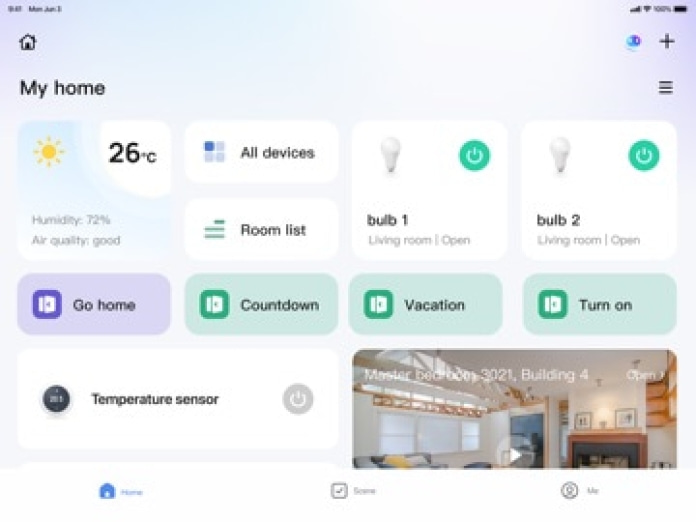 SmartLife: Smart Living Tablet-Screenshot