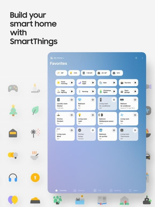 SmartThings Tablet-Screenshot