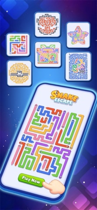 Snake Escape - Tap Away Smartphone-Screenshot4