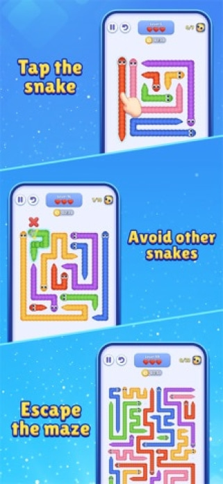 Snake Escape - Tap Away Smartphone-Screenshot6