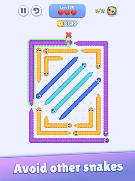 Snake Escape - Tap Away Tablet-Screenshot2