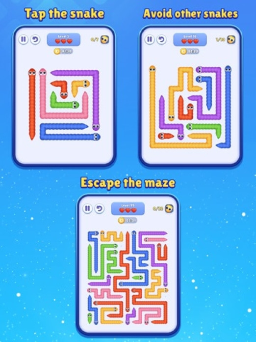 Snake Escape - Tap Away Tablet-Screenshot6